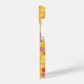 Gelbflorale Ditrose iPhone Hülle (Linke Seite)