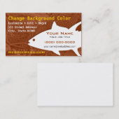 Gelbflossen-Thunfisch-Fisch-Visitenkarte Visitenkarte (Vorne/Hinten)
