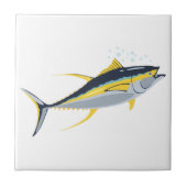 Gelbflossen-Thunfisch Fliese (Vorderseite)