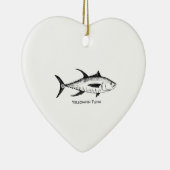 Gelbflossen-Thunfisch-Logo Keramikornament (Rechts)