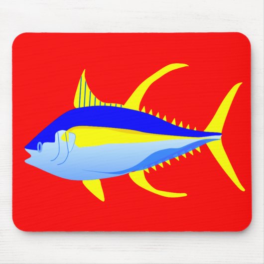 Gelbflossen-Thunfisch Mousepad (Vorne)