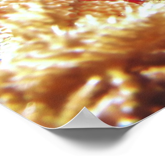 Gelbflossen-Triggerfisch Poster (Ecke)