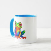 Gelbflossenfrosch. Tasse (Vorderseite Links)