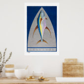 Gelbflossenposter, -drucke und -rahmen poster (Küche)