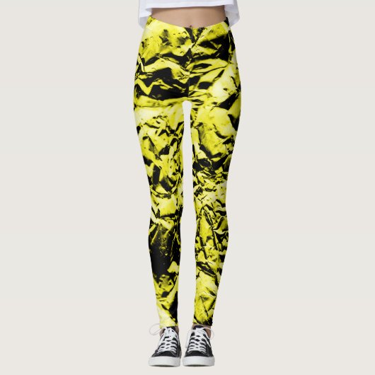 Gelbfolie #2 leggings (Vorderseite)