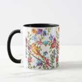 GELBGEBURTE WASSERFARBE BLUME TASSE (Links)