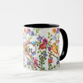 GELBGEBURTE WASSERFARBE BLUME TASSE (VorderseiteRechts)