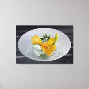 Gelbgefrierknospen Leinwanddruck