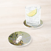 Gelbgekrönter Nachtreiher Getränkeuntersetzer (Seite)