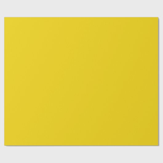 Gelbgelb in fester Farbe Geschenkpapier (Flach)