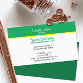 Gelbgelb Minimalistisch, Beruflich einfach Visitenkarte