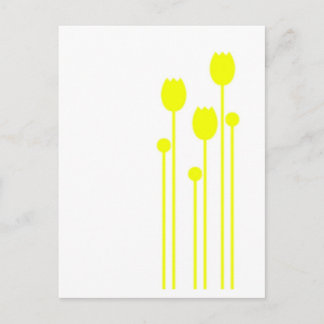 Gelbgelb, Vintag Postkarte