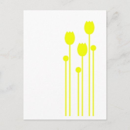 Gelbgelb, Vintag Postkarte (Vorderseite)