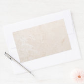 Gelbgelbe Hintergrundfarbe aus Marmorstein Rechteckiger Aufkleber (Umschlag)