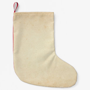 Gelbgelbe Papiertextur Kleiner Weihnachtsstrumpf