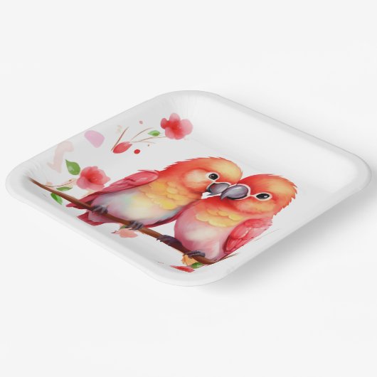 Gelbgelbe Rotweine Pappteller (Gewinkelt)