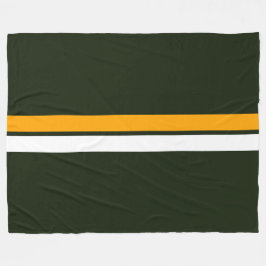 Gelbgelbe Streifen in schmalen Streifen auf Waldgr Fleecedecke