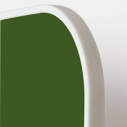 Gelbgelbe Streifen in vertikaler Waldgrün Pickleball Schläger (Linke Seite)