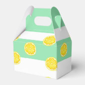 Gelbgelbe Zitrone Geschenkschachtel (Rückseite)