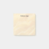 Gelbgelber Abstrakter Hintergrund Post-it Klebezettel (Vorderseite)