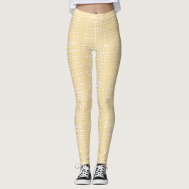 Gelbgelber Crosshatch Leggings
