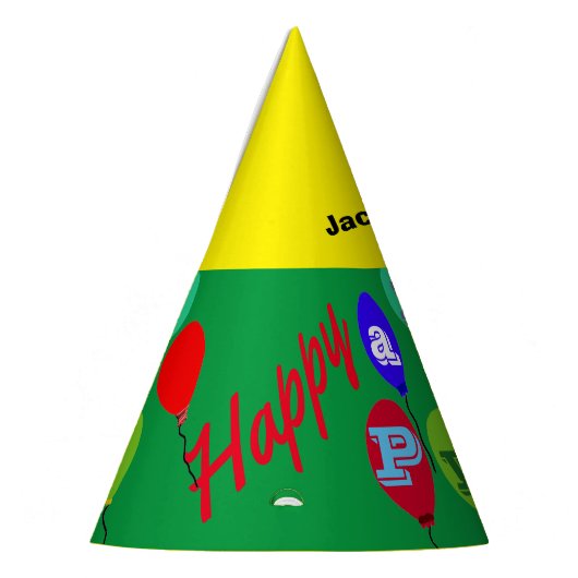 Gelbgelbes Party-Hutblüten Partyhütchen (Links)