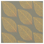 Gelbgelbes Skelettmuster gegenüber Grün Stoff (Nahaufnahme)