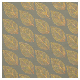 Gelbgelbes Skelettmuster gegenüber Grün Stoff