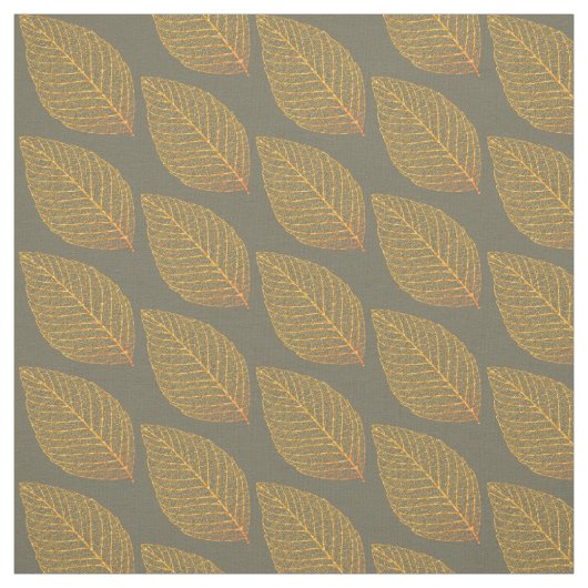 Gelbgelbes Skelettmuster gegenüber Grün Stoff (Muster)