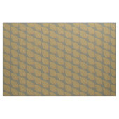 Gelbgelbes Skelettmuster gegenüber Grün Stoff (Fat Quarter (45,7 x 55,9 cm))