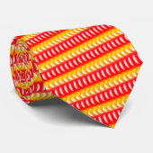 Gelbgestrichenes Party Krawatte (Gerollt)