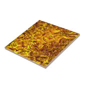 Gelbgold-Design Fliese (Seite)