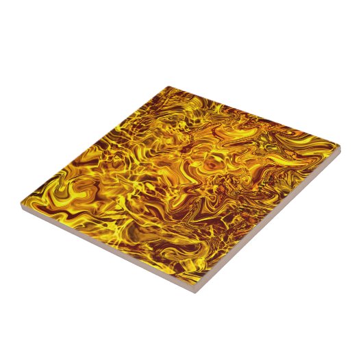 Gelbgoldendesign Fliese (Seite)