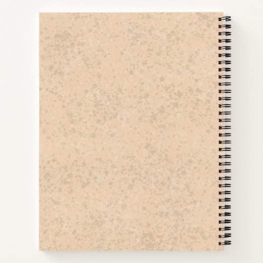 Gelbgoldener Niedlicher Hund mit benutzerdefiniert Notizblock (Rückseite)