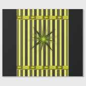 Gelbgoldstern-Umhüllungspapier Geschenkpapier (Flach)