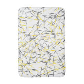 Gelbgrau Abstrakt Badematte (Vorderseite Vertikal)