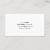 Gelbgrau Abstrakt | Industriebänder Visitenkarte (Rückseite)