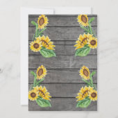 Gelbgraue Elefanteneinladung bearbeitbar Einladung (Rückseite)