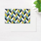 Gelbgraugrüne Blaue Navy Herringbone Zickzack (Schreibtisch)