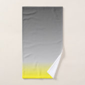 Gelbgrauombré Badhandtuch Set (Handtuch)