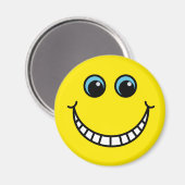 Gelbgrinsen Magnet (Vorderseite/Rückseite)