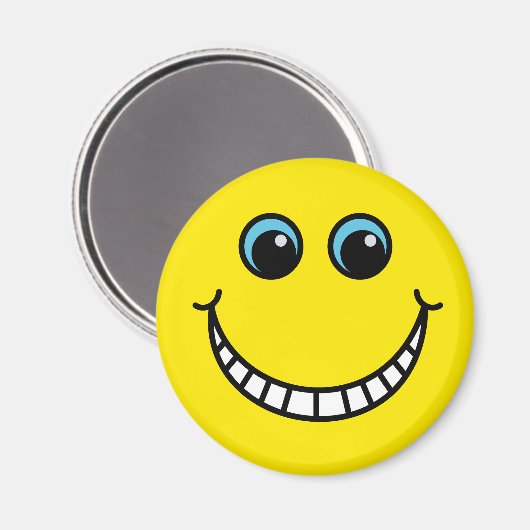 Gelbgrinsen Magnet (Vorderseite/Rückseite)