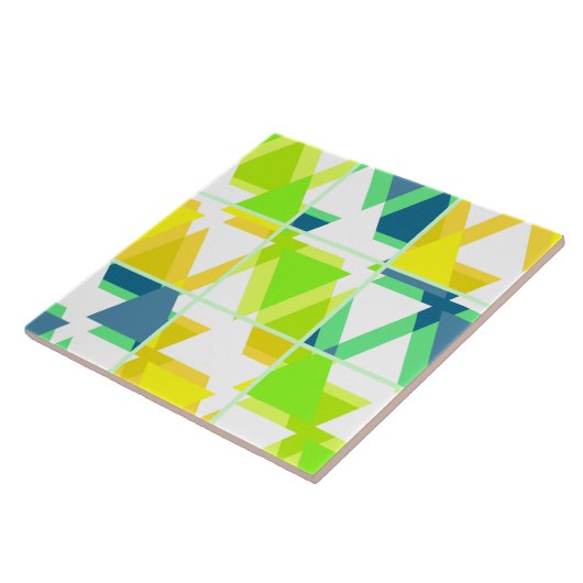 Gelbgrün abstrakt fliese (Seite)