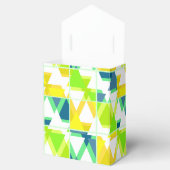 Gelbgrün abstrakt geschenkschachtel (Geöffnet)