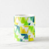 Gelbgrün abstrakt kaffeetasse (Mittel)