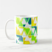 Gelbgrün abstrakt kaffeetasse (Links)