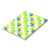 Gelbgrün abstrakt notizblock (Rotiert)