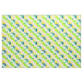 Gelbgrün abstrakt stoff (Yard (91,4 cm))