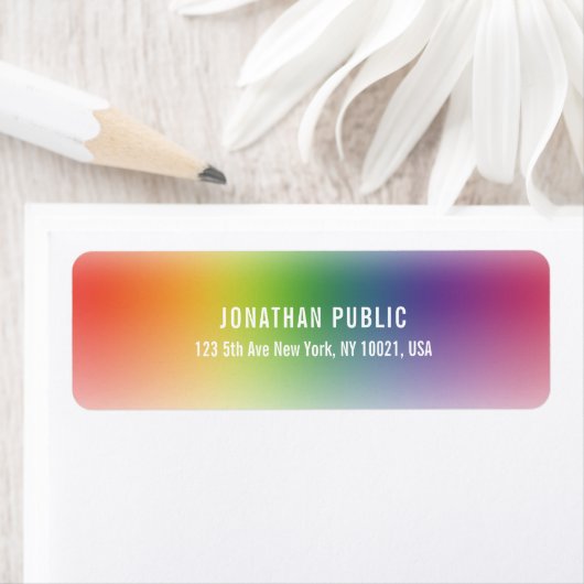 Gelbgrün Blau Lila Moderne Farben (Insitu)