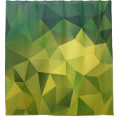 Gelbgrün Duschvorhang (Vorderseite)